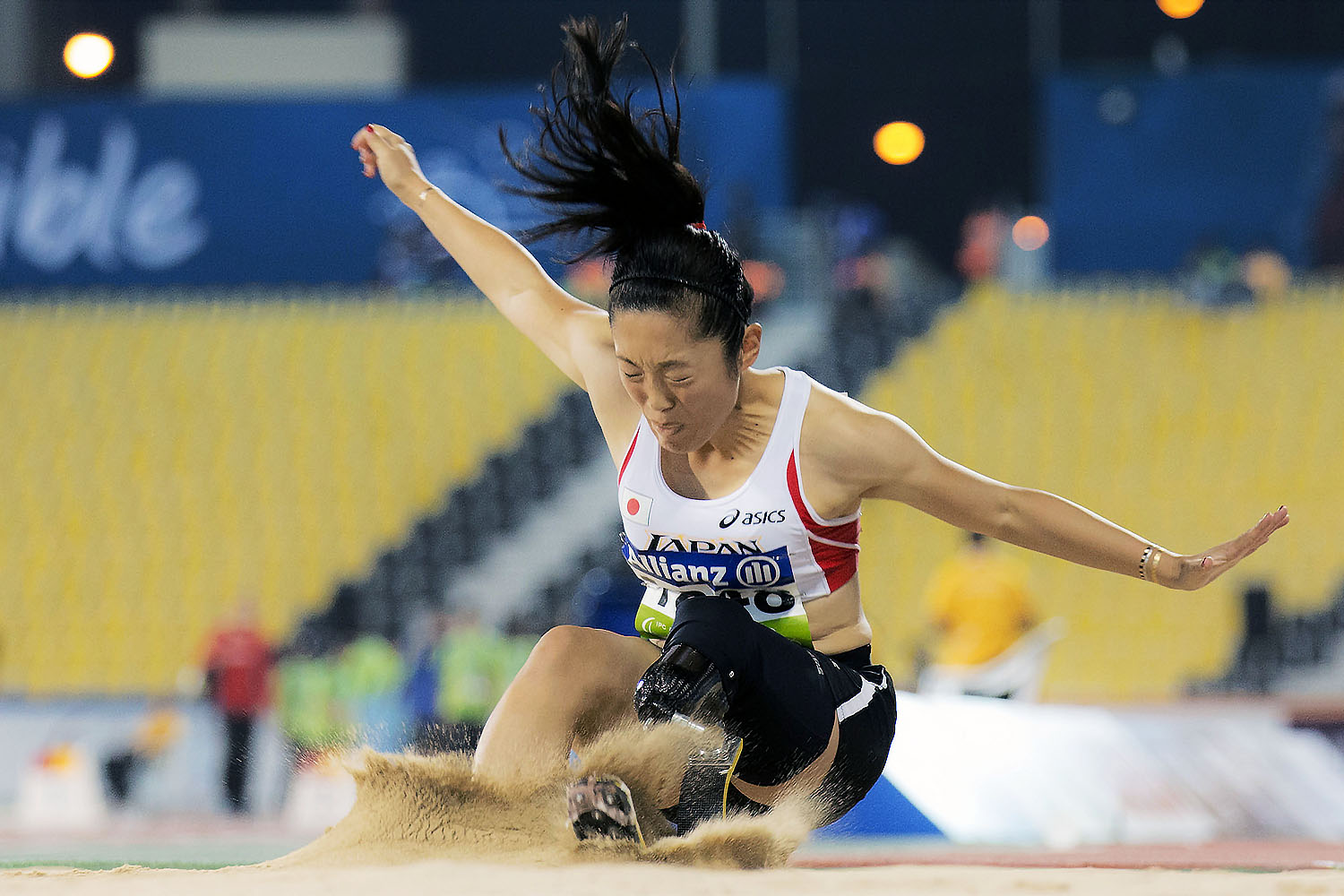 2015IPC陸上世界選手権走り幅跳び銅メダルの高桑早生（撮影：越智貴雄）
