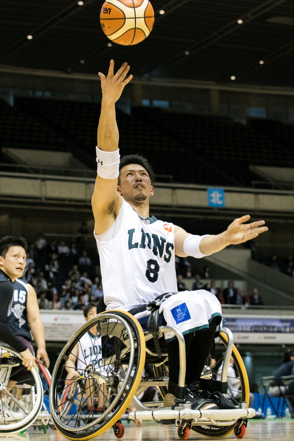 永田裕幸選手＝日本車椅子バスケットボール選手権大会（撮影：越智貴雄）