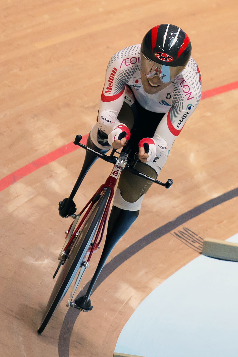 藤田征樹選手の走り＝2016アジアパラサイクリング自転車競技大会（撮影：越智貴雄）