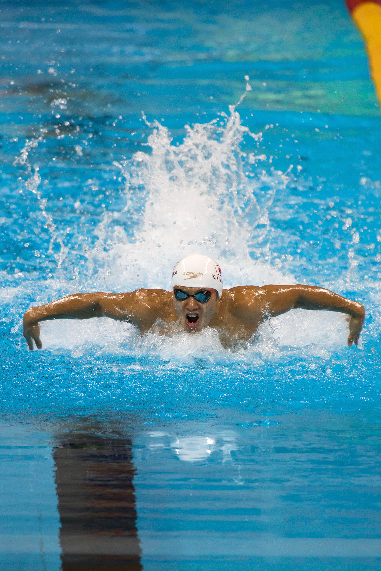 100mバタフライ決勝の木村敬一＝リオパラリンピック（撮影：堀切功）